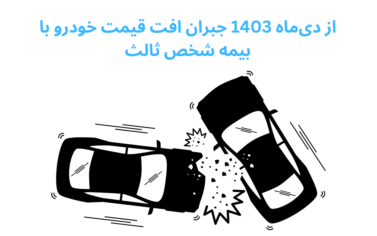 از دی‌ماه 1403: جبران افت قیمت خودرو با بیمه شخص ثالث